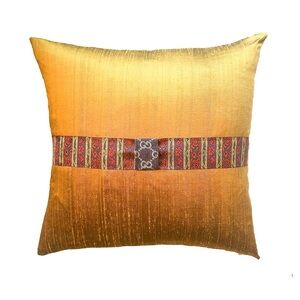 Gucci Italian Silk Cushion by Fili NY